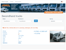 Tablet Screenshot of dicar-vrachtwagens.be